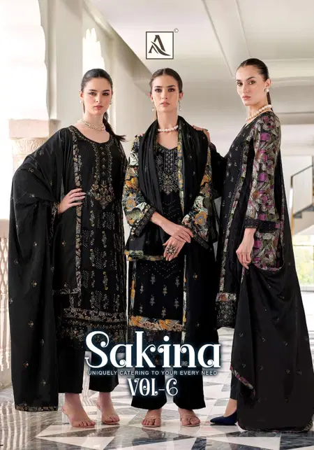 Sakina Vol 6 By Alok Suit Viscose Rayon Wholesale Dress Material In India
